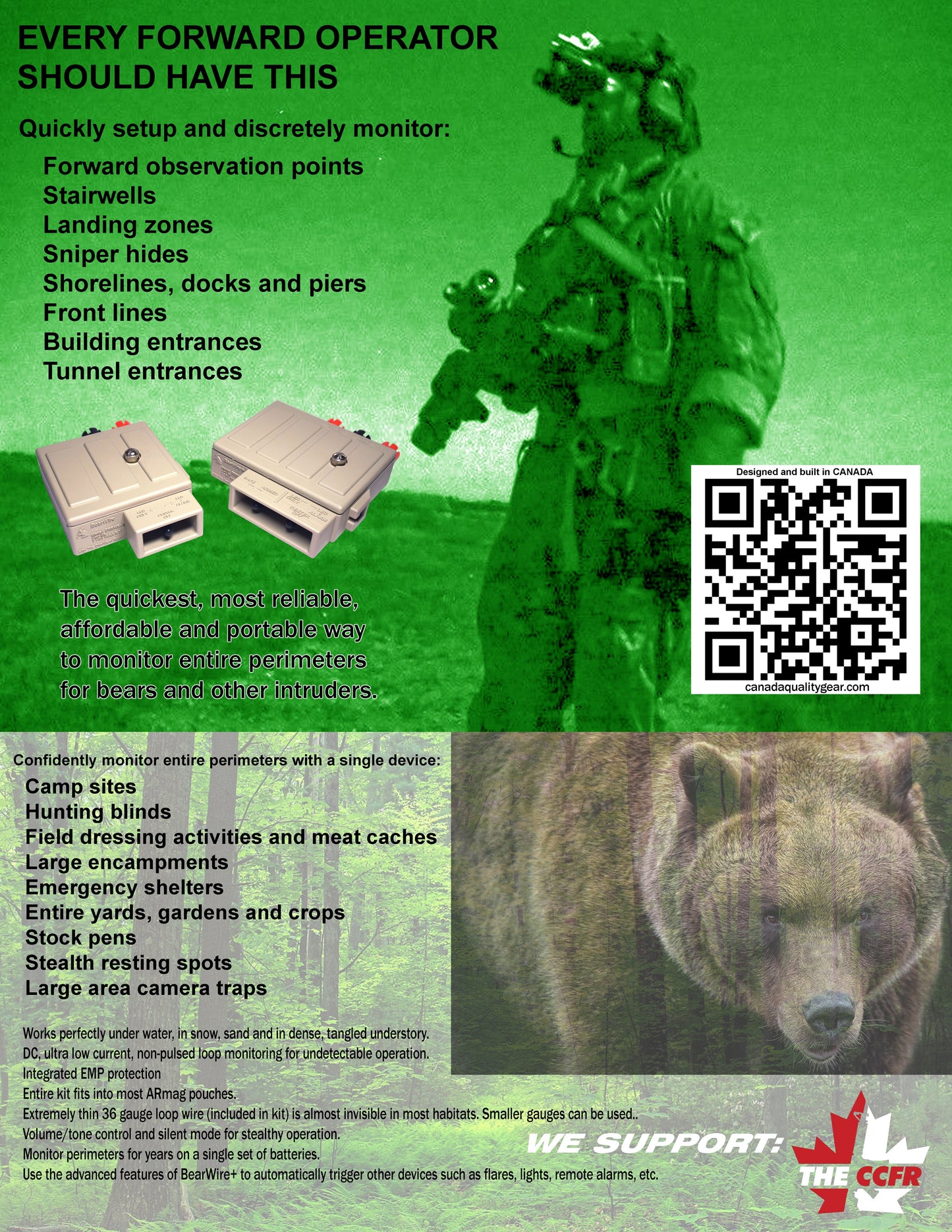 BearWire2 Perimeter Defense System Kit
