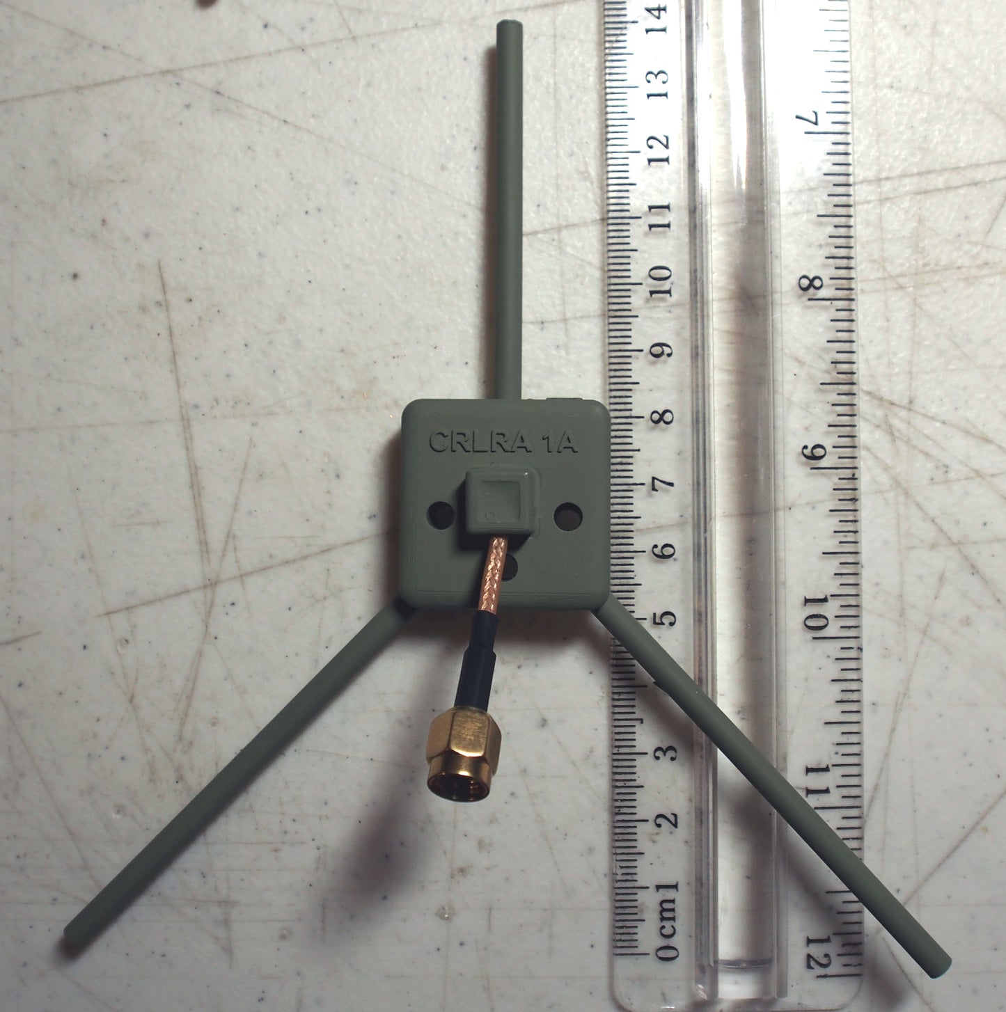 CRLRA Libre Node Long Range Optimized 915Mhz Omni-directional Ground Plane Antenna (Zombie Omni)